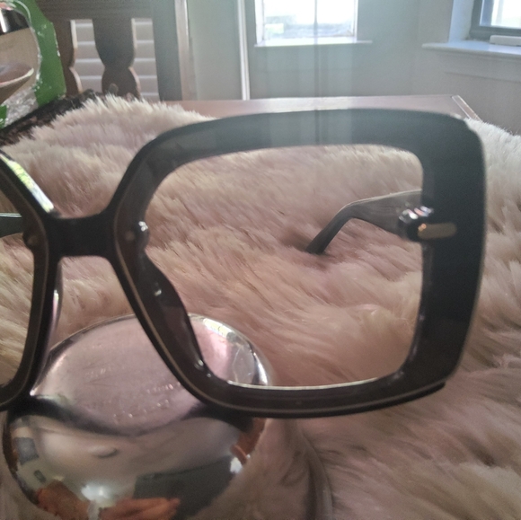 Authentic Chanel Blue Square Glasses EUC - Picture 3 of 12